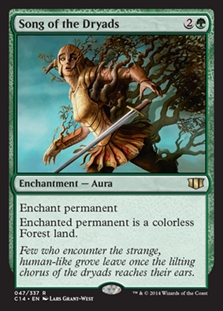 Song of the Dryads Commander 2014